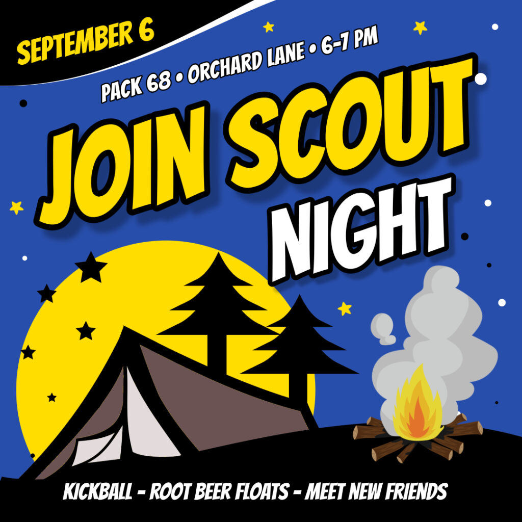 Scroot Night Join Scout Night – Cub Scout Pack 68